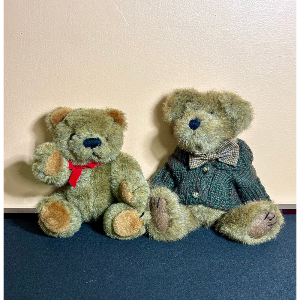 Vintage 1980s Jointed Teddy Bear Lot Boyds JB Bean 1983 Gund Collectors Classics